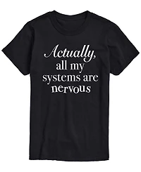 Airwaves Men's All Systems Nervous Short-Sleeve Graphic T-Shirt