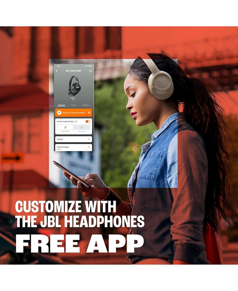 Jbl Tune 730BT Wireless Over-Ear Headphones with Case