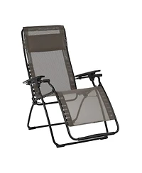 Lafuma LFM3118-8717 Futura Batyline Series Relaxation Chair Recliner, Graphite
