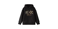 Ac/Dc Boys Acdc Logo Boombox Background Long Sleeve Youth Black