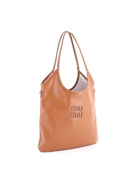 Pre-Owned Miu Miu Ivy Hobo Bag Leather