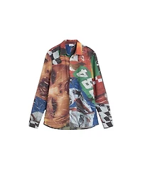 Desigual Men's Collage print shirt