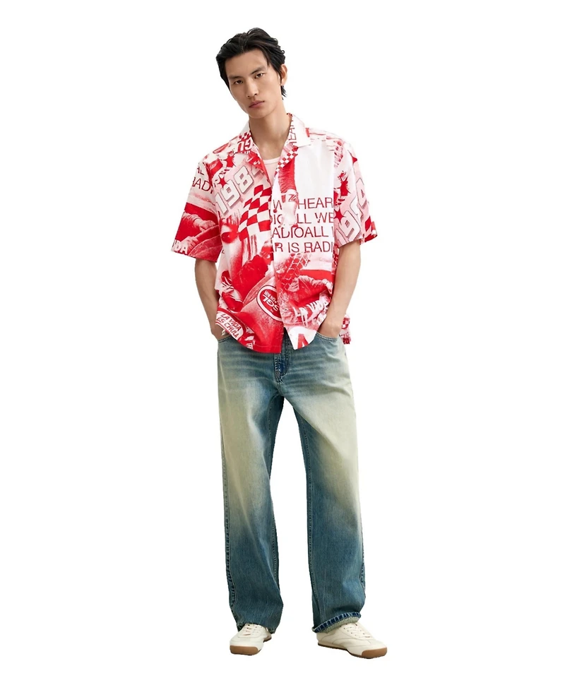 Desigual Men's Racing printed shirt