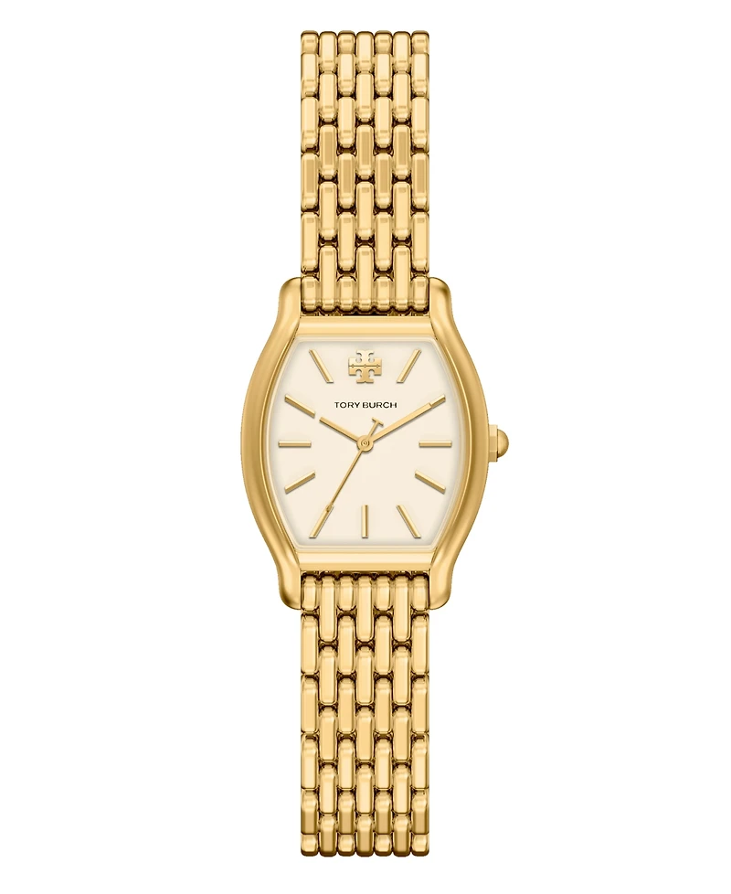 Tory Burch Women's Small Eleanor Curve Gold-Tone Bracelet Watch 24mm