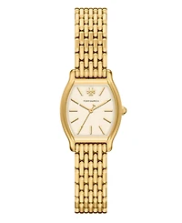 Tory Burch Women's Small Eleanor Curve Gold-Tone Bracelet Watch 24mm