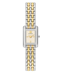 Tory Burch Women's Mini Eleanor Two-Tone Stainless Steel Bracelet Watch 17mm