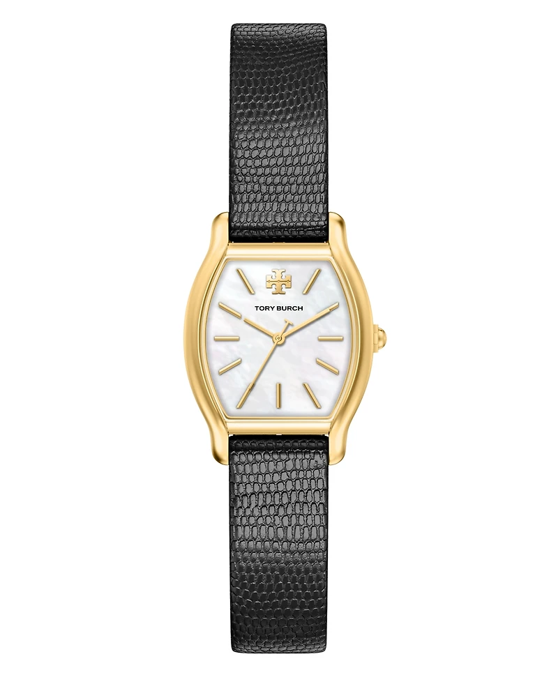 Tory Burch Women's Small Eleanor Curve Leather Watch 24mm