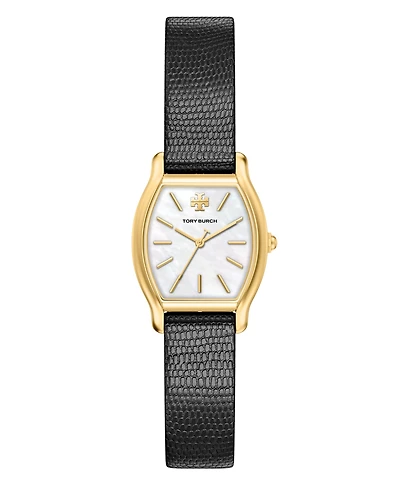 Tory Burch Women's Small Eleanor Curve Leather Watch 24mm
