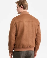 Dkny Men's Faux-Suede Bomber Jacket