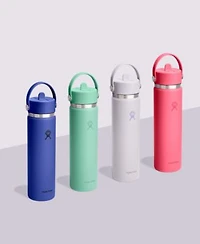Hydro Flask Wide Mouth Bottle With Flex Straw Cap