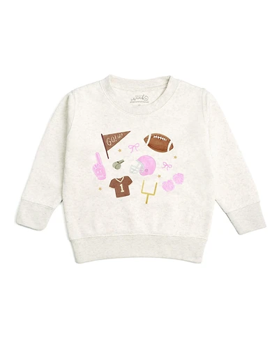 Sweet Wink Toddler Girls Game Day Icon Sweatshirt