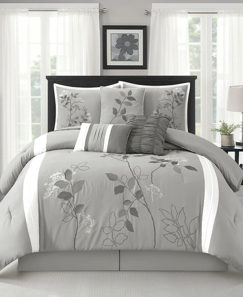 Stratford Park Lucy 7-Pc. Comforter Set, Queen