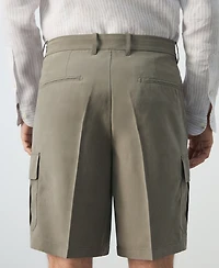 Mango Men's Modal Blend 9.06" Cargo Bermuda Shorts