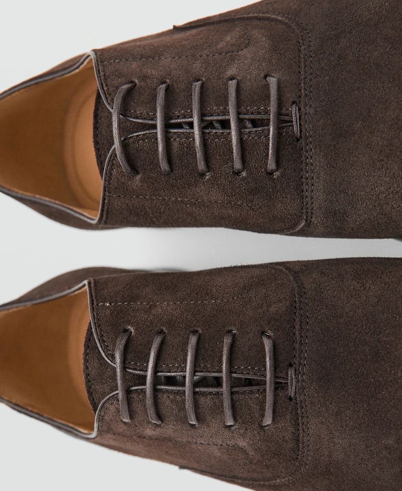 Mango Men's Leather Suit Shoes
