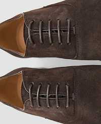 Mango Men's Leather Suit Shoes