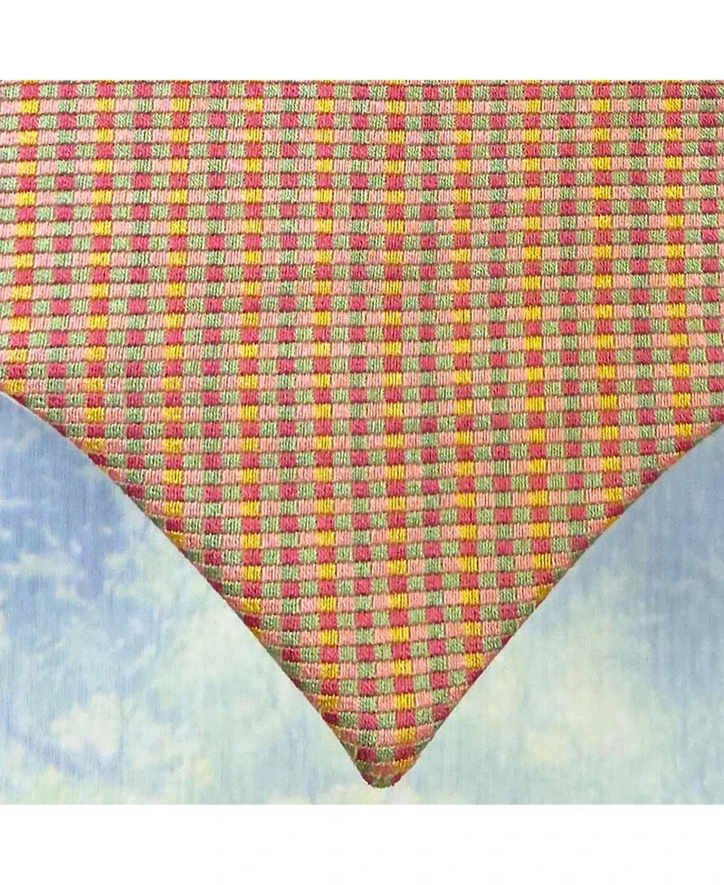 Rlf Home Mini Woven Regal Window Valance 100% Cotton Lined Rod Pocket