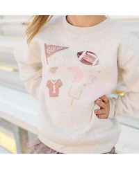 Sweet Wink Little Girls Game Day Icon Sweatshirt