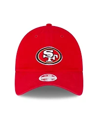 New Era Women's Scarlet San Francisco 49ers 80th Anniversary Side Patch 9TWENTY Adjustable Hat