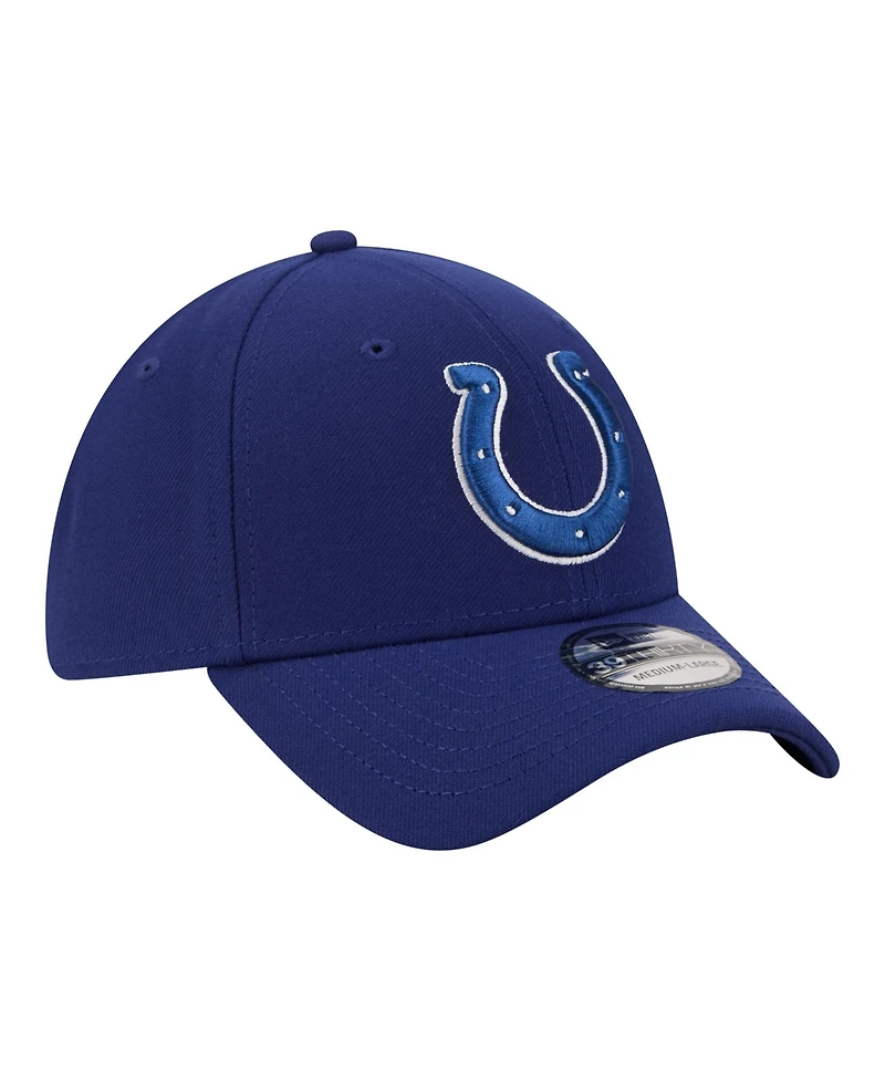 New Era Men's Royal Indianapolis Colts Core Team 39THIRTY Flex Hat
