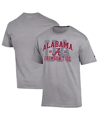 Champion Men's Heather Gray Alabama Crimson Tide Varsity T-Shirt