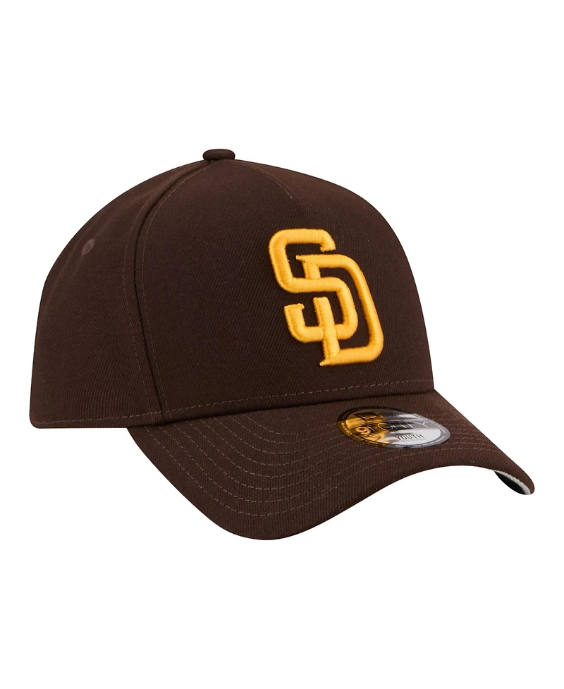 New Era Big Boys and Girls Brown San Diego Padres 9FORTY A-Frame Adjustable Hat