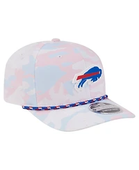 New Era Men's White Buffalo Bills Camo Rope 9SEVENTY Adjustable Hat