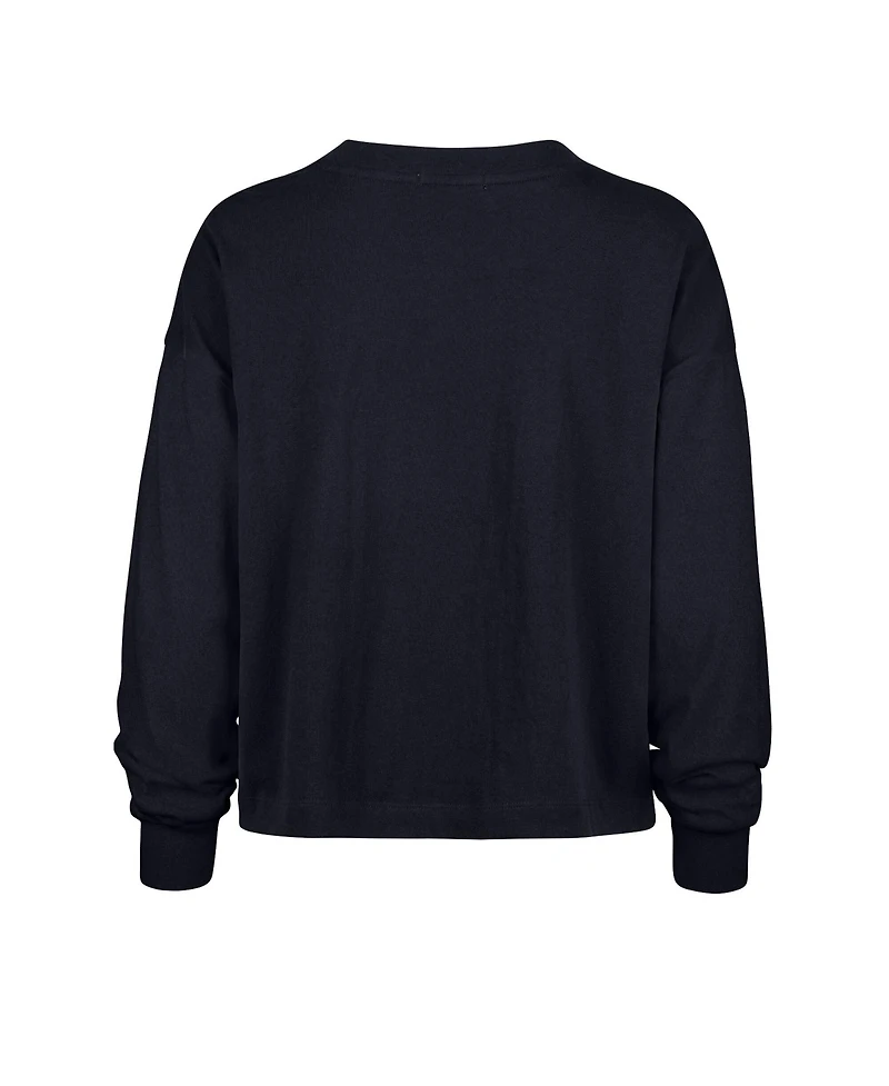 '47 Brand Women's Navy Denver Broncos Team Collage Sydney Long Sleeve T-Shirt