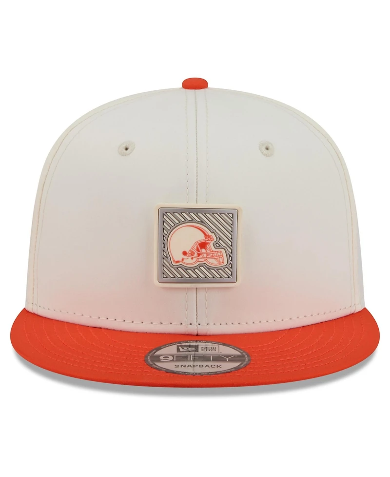 New Era Men's Cream/Orange Cleveland Browns 2026 Nfl Training Camp 9FIFTY Snapback Hat