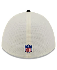 New Era Men's Cream/Black Atlanta Falcons 2026 Nfl Training Camp 39THIRTY Flex Hat