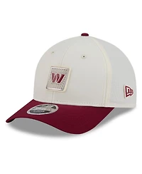 New Era Men's Cream/Burgundy Washington Commanders 2026 Nfl Training Camp 9FORTY Adjustable Hat