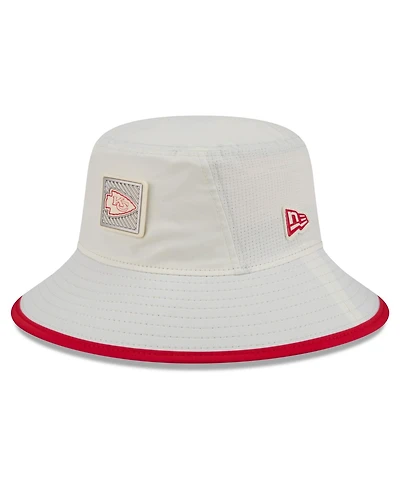 New Era Men's Cream Kansas City Chiefs 2026 Nfl Training Camp Sport Bucket Hat