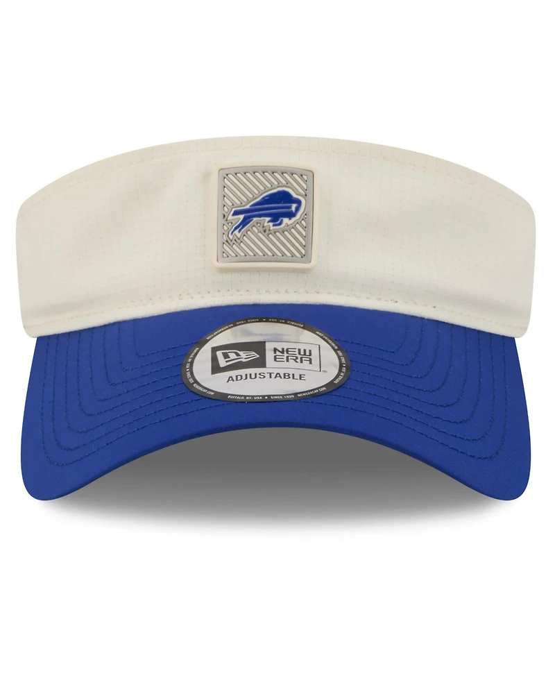 New Era Men's Cream/Royal Buffalo Bills 2026 Nfl Training Camp Adjustable Visor