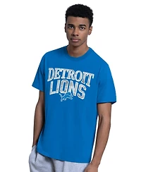 Starter Men's 2-pack Blue/Gray Detroit Lions Logo T-Shirt