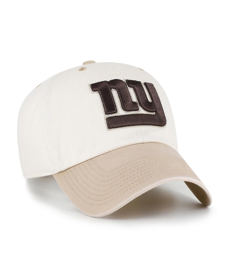 '47 Brand Men's Natural/Tan New York Giants Neutral Terrain Clean Up Adjustable Hat