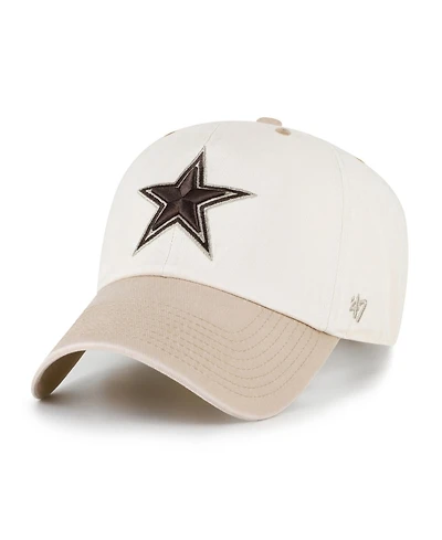 '47 Brand Men's Natural/Tan Dallas Cowboys Neutral Terrain Clean Up Adjustable Hat
