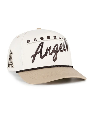 '47 Brand Men's Natural/Tan Los Angeles Angels Neutral Terrain Hitch Rope Adjustable Hat