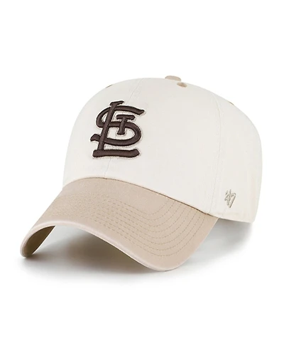 '47 Brand Men's Natural/Tan St. Louis Cardinals Neutral Terrain Clean Up Adjustable Hat