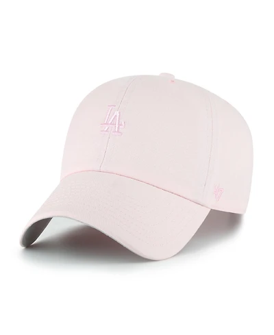 '47 Brand Men's and Women's Light Pink Los Angeles Dodgers Pastel Clean Up Adjustable Hat