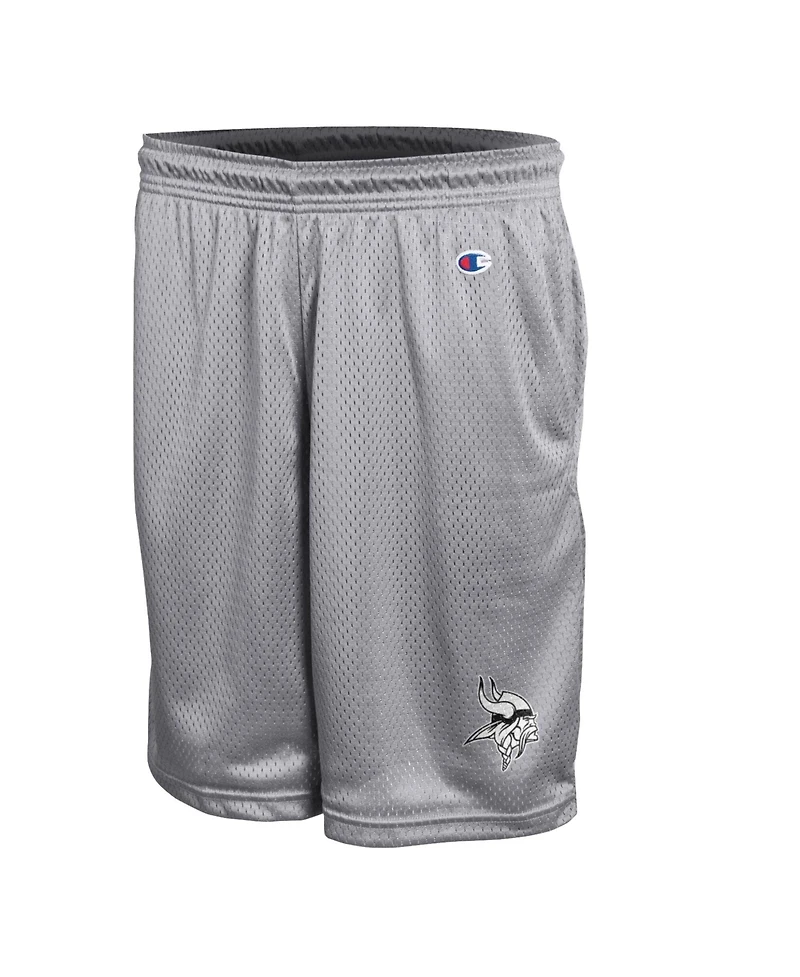 Champion Men's Gray Minnesota Vikings Classic Mesh Shorts
