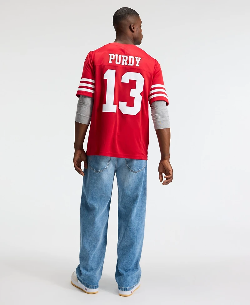 Nike Men's Brock Purdy Scarlet San Francisco 49ers Vapor F.u.s.e. Stitched Limited Jersey