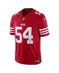 Nike Men's Fred Warner Scarlet San Francisco 49ers Vapor F.u.s.e. Stitched Limited Jersey