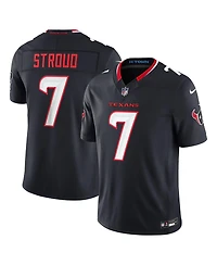 Nike Men's C.j. Stroud Navy Houston Texans Vapor F.u.s.e. Stitched Limited Jersey