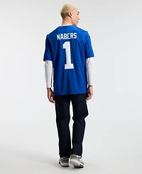 Nike Men's Malik Nabers Royal New York Giants Vapor F.u.s.e. Stitched Limited Jersey
