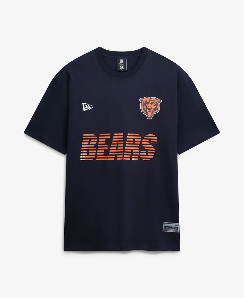 New Era Men's Navy Chicago Bears Match T-Shirt