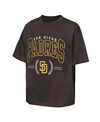 Outerstuff Big Boys and Girls Brown San Diego Padres Premium World Class T-Shirt