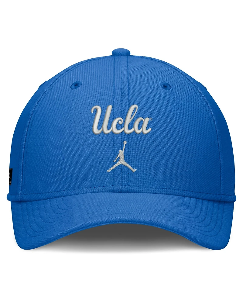Jordan Men's Blue Ucla Bruins Rise On-Field SwooshFlex Dri-fit Flex Hat