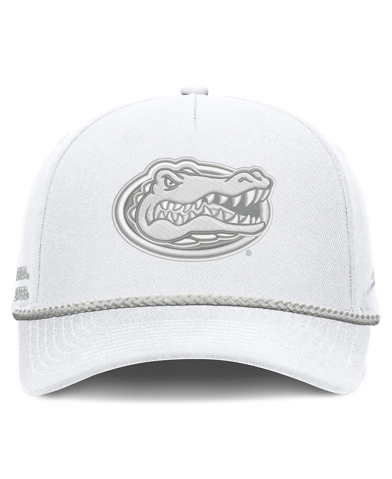 Jordan Men's and Women's White Florida Gators Rope Rise Adjustable Hat
