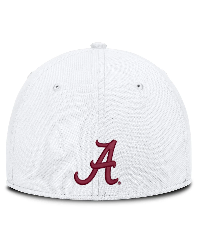 Nike Men's White Alabama Crimson Tide Game Day Rise Swooshflex Hat