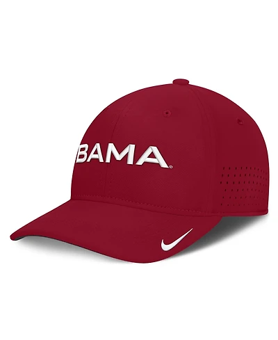 Nike Men's Crimson Alabama Crimson Tide Gameday Aerobill Swooshflex Dri-fit Hat