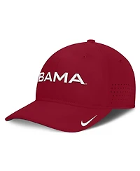 Nike Men's Crimson Alabama Crimson Tide Gameday Aerobill Swooshflex Dri-fit Hat